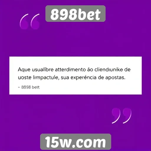 Usuários avaliam atendimento ao cliente da 898bet
